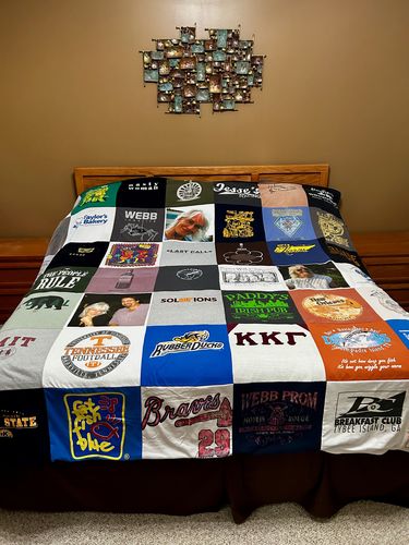 Customer photo review of Classic T-Shirt Blanket