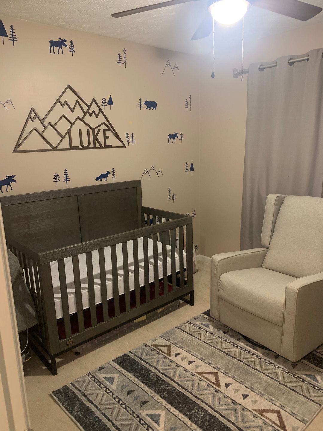 Customer photo review of Wilderness Wall Decals