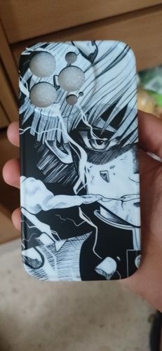 Customer photo review of Demon Slayer Zenitsu Phone Case