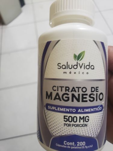 Customer photo review of Citrato de Magnesio 500mg