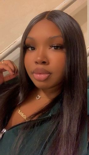 Customer photo review of Clip Ins Extension Straight 12A+ Virgin Human Hair Extension