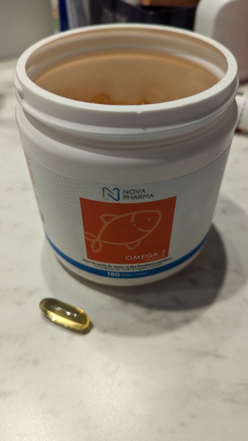 Customer photo review of Nova Pharma - Oméga 3 (180 gélules)