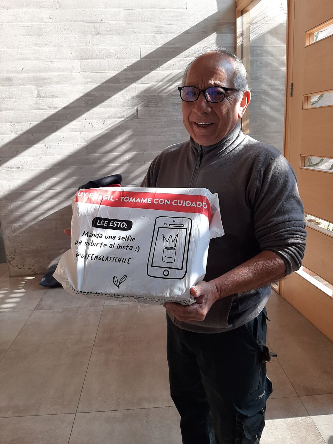 Customer photo review of Botella Puyehue con Dispensador