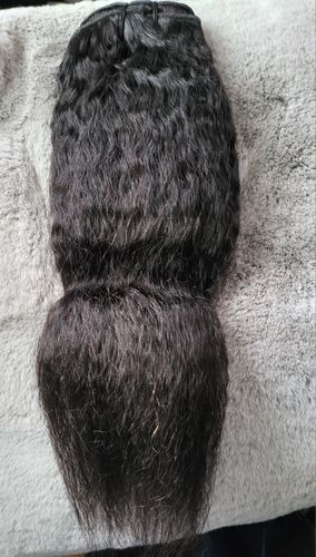 Customer photo review of Clip Ins Extension Kinky Straight 12A+ Virgin Human Hair Extension