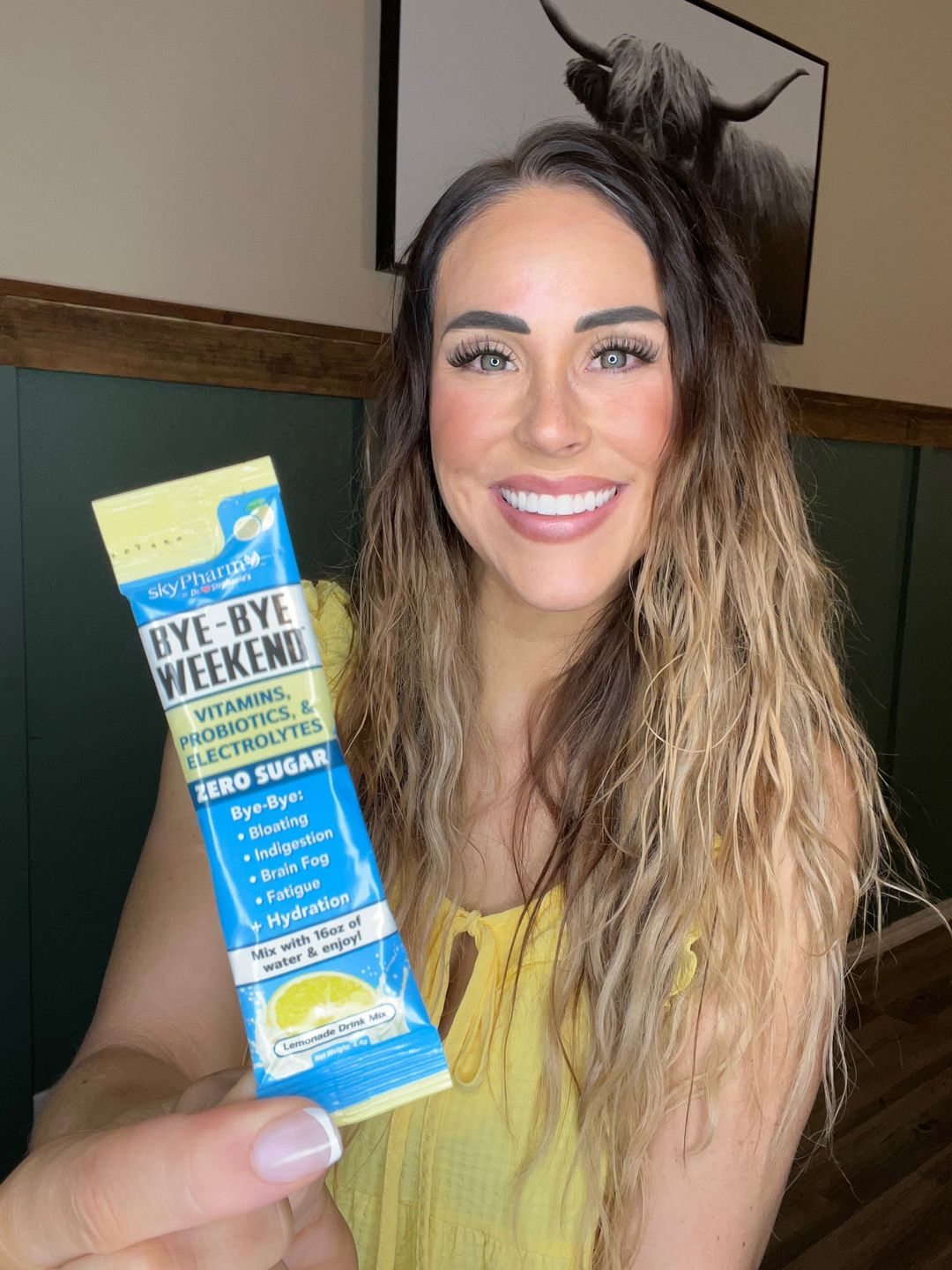 Customer photo review of Bye-Bye Weekend Drink Mix