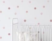 Customer photo review of Pastel Pink Watercolor Dots