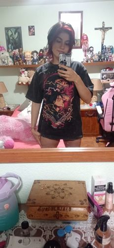 Customer photo review of Attack on Titan Attack Titan Vintage Graphic T-Shirt