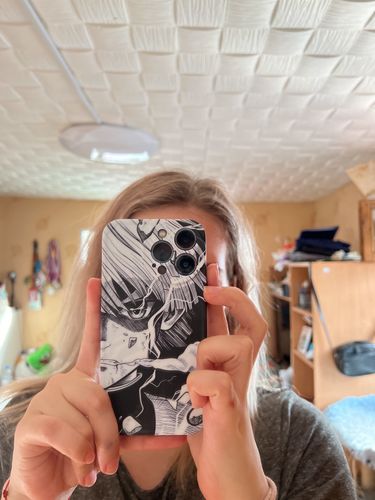 Customer photo review of Demon Slayer Zenitsu Phone Case
