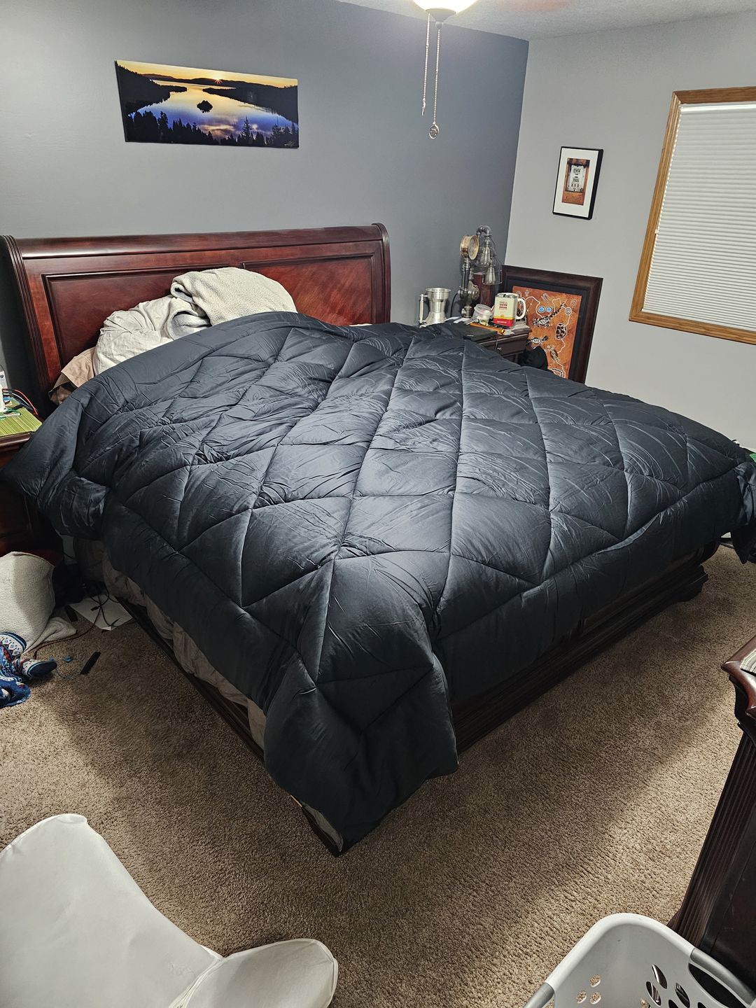Customer photo review of DÍA Over-Sized Eucalyptus Comforter Set