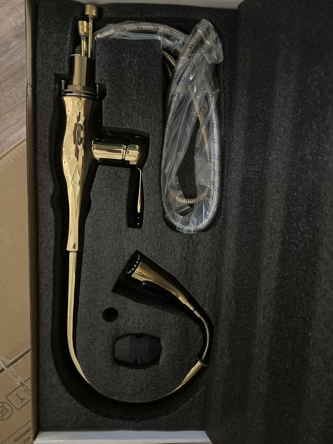 Customer photo review of Victorian Single-Hole Kitchen Faucet With Pull Out Spout