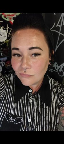 Customer photo review of Sweet Heart Half Strip Lash Set