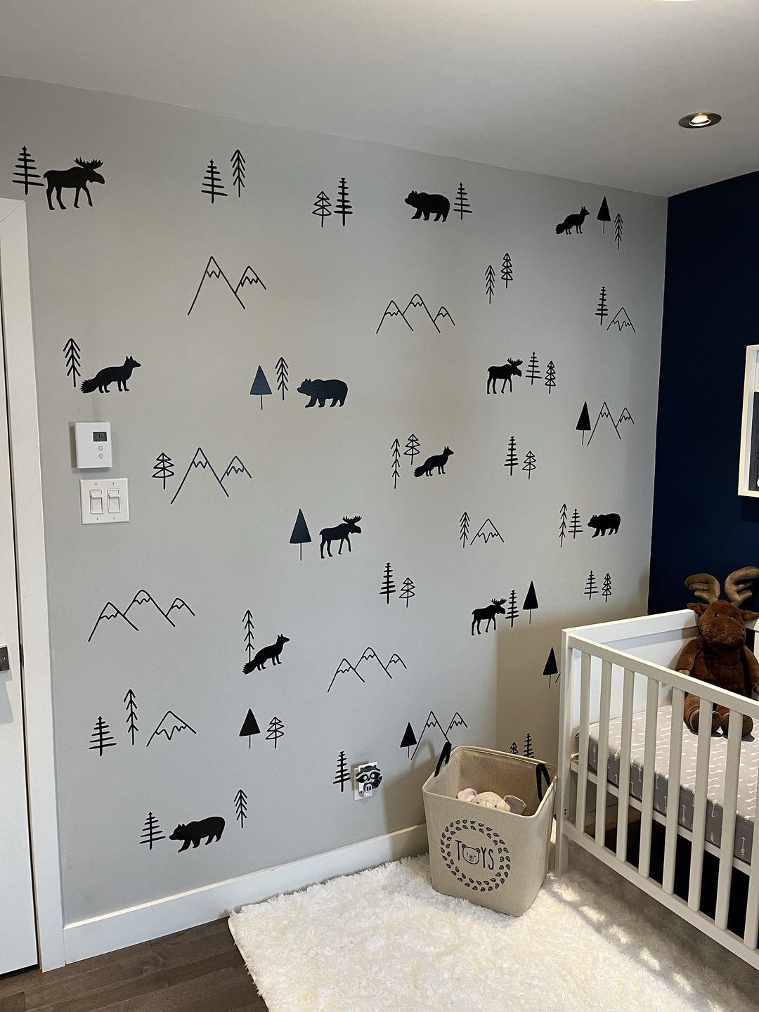 Customer photo review of Wilderness Wall Decals