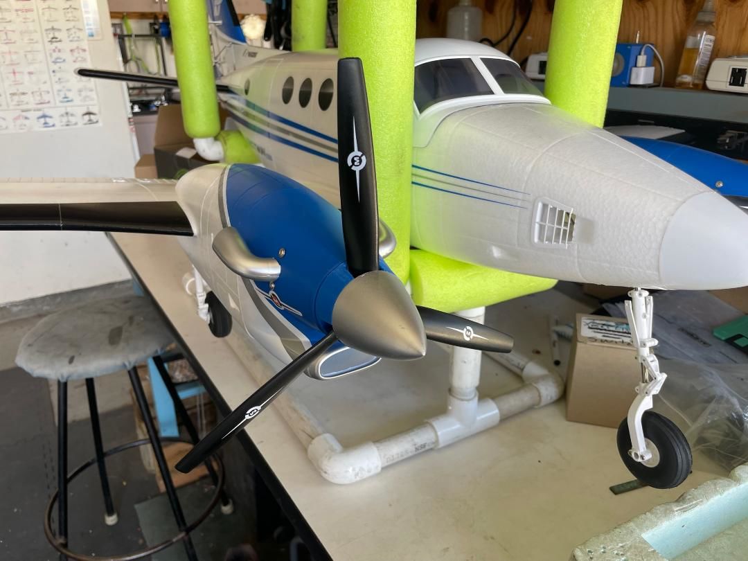 Customer photo review of 3-Blade - 10x7 Propeller Rev./Pusher