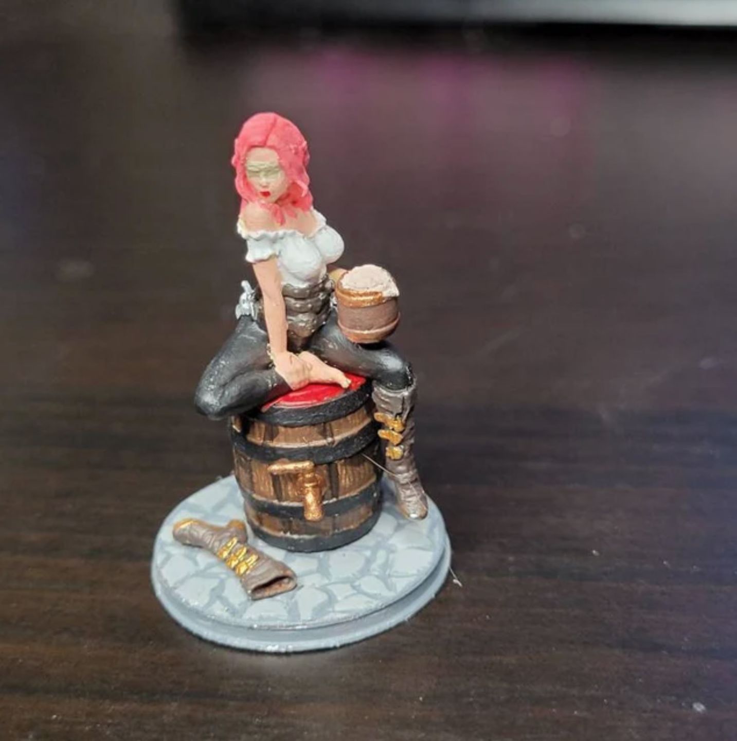 Customer photo review of Jalissa, Female Fighter Pinup