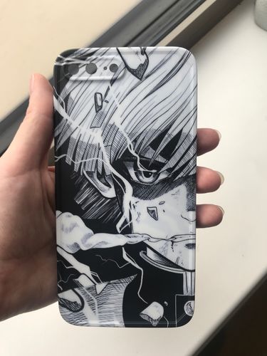 Customer photo review of Demon Slayer Zenitsu Phone Case