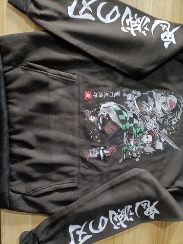 Customer photo review of Demon Slayer Tanjiro Graphic Hoodie
