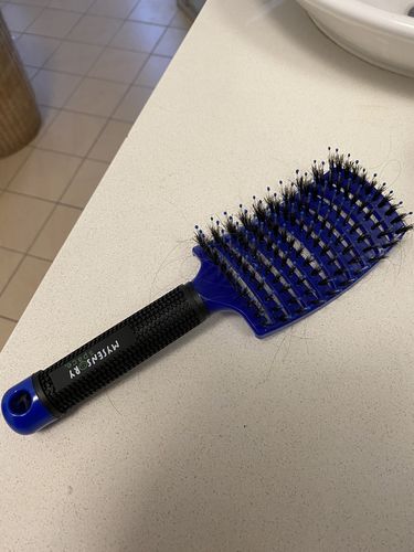 Customer photo review of SALE My Sensory Space Detangling Hairbrush