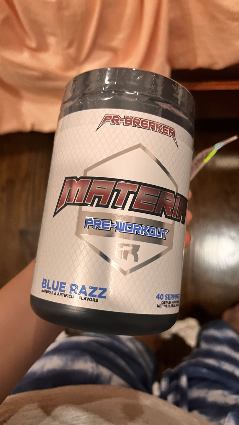 Customer photo review of MATERIA Pre-Workout V2.0 (CLOSED FOR HOLIDAYS, WILL SHIP 1/6/23)