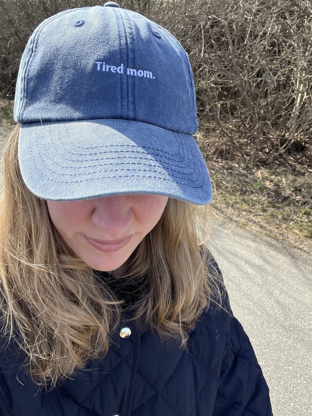 Customer photo review of Tired Mom Vintage Hat