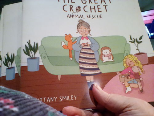 Customer photo review of The Great Crochet Animal Rescue Illustrated Book & Bunny Crochet Pattern