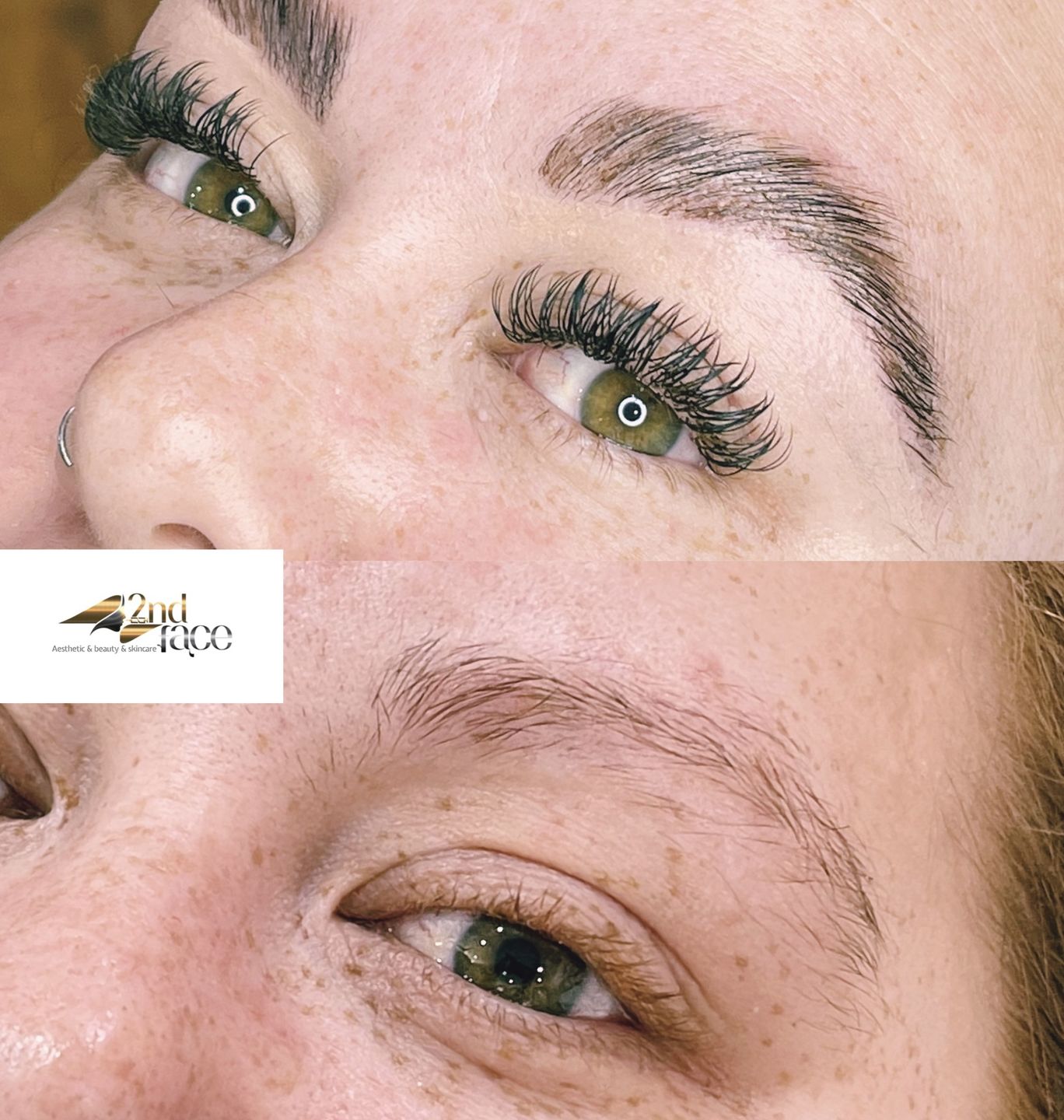 Customer photo review of 0.25 Flat Split Tip Cashmere Eyelash Extensions (16 lines)