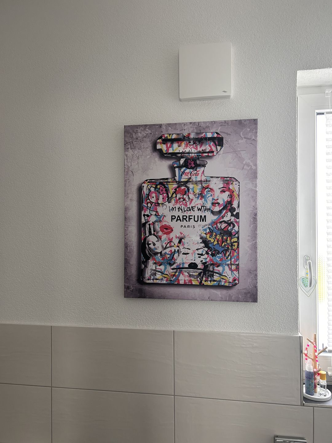 Customer photo review of Parfum Flasche Pop Art