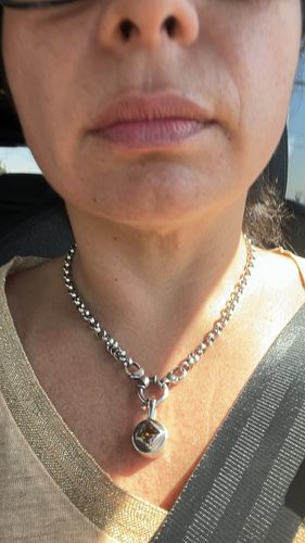 Customer photo review of Cadena Rolo Mediana 45 cm