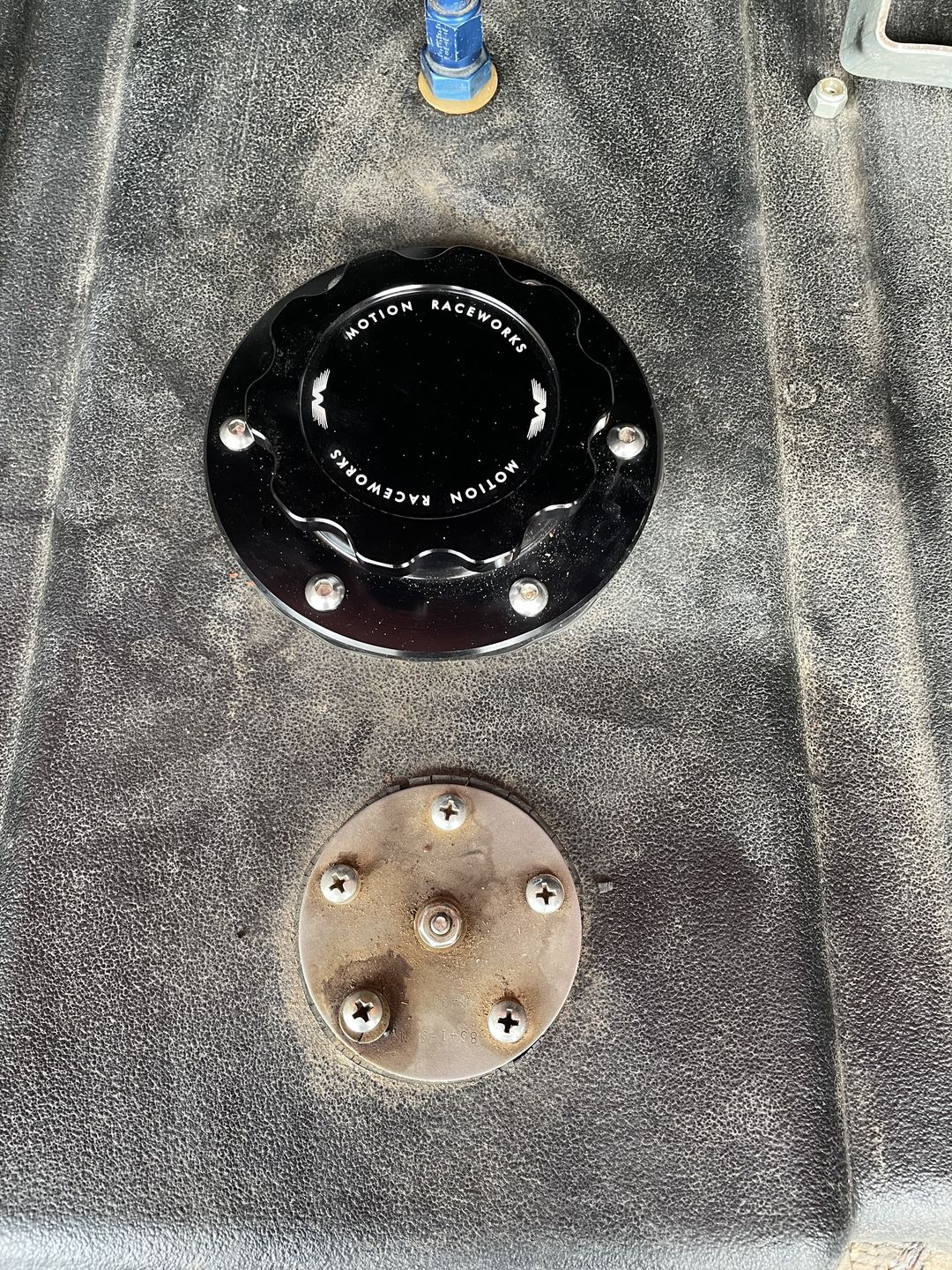 Customer photo review of Motion Billet Fuel Cap (Screw on) 6 bolt w/ Seal and Hardware 27-140