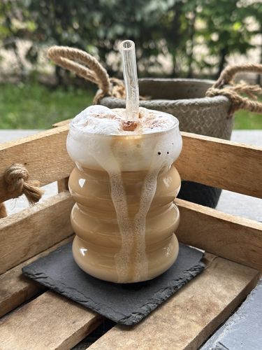 Customer photo review of WAVE GLASS | MYKONOS