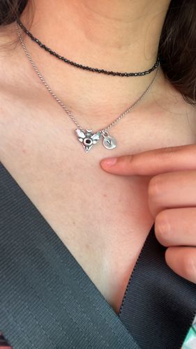 Customer photo review of Collar Polilla / distintas piedras + Cadena
