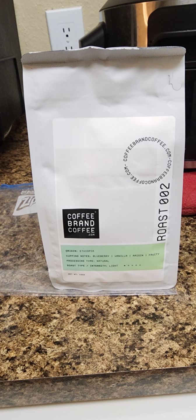 Customer photo review of Ethiopian Light Roast Coffee