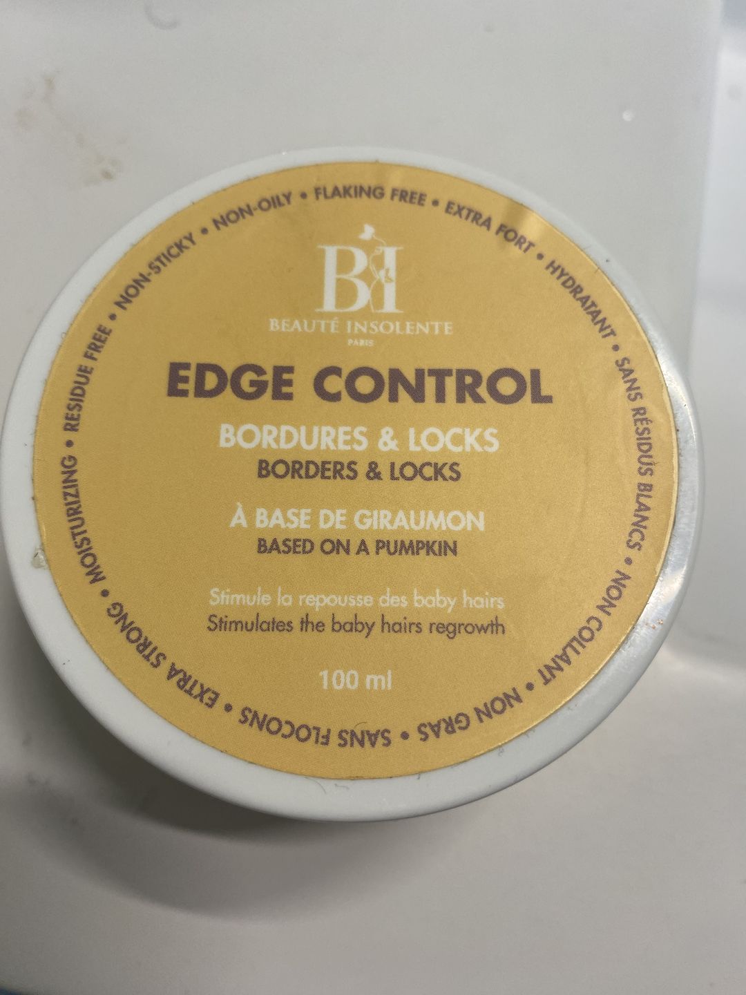 Customer photo review of GEL BORDURE HYDRATANT