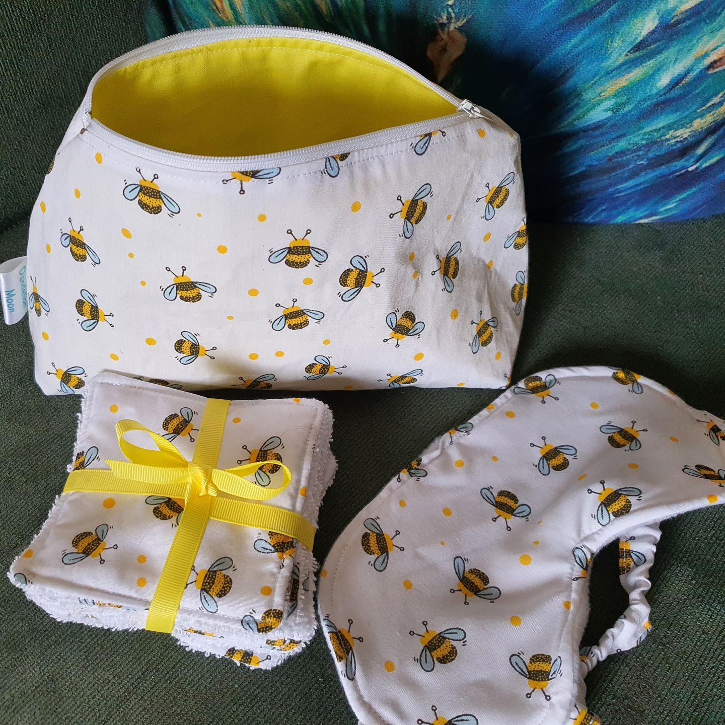 Customer photo review of Bees and Dots Polycotton Fabric