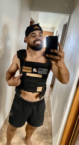 Customer photo review of NEW HD weight vest