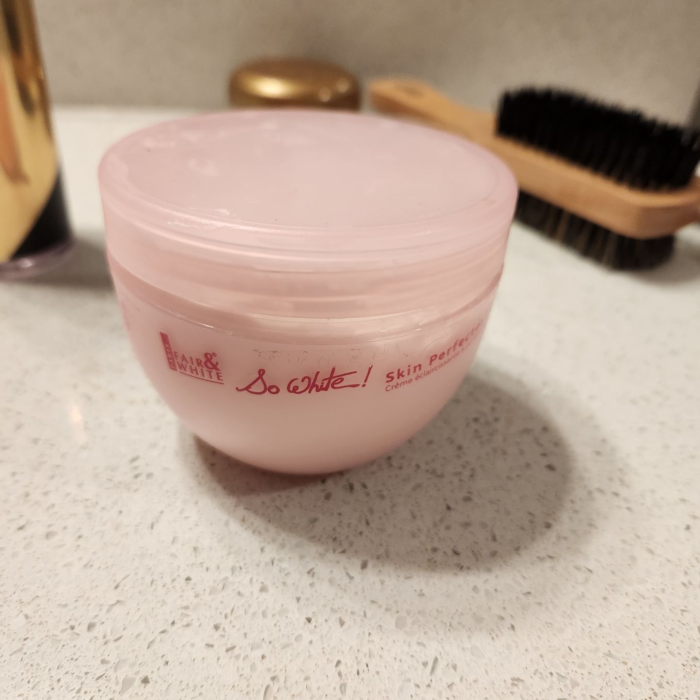 Customer photo review of Fair and White So White Skin Perfector Purifying Cream 250ml / 8.4 fl oz