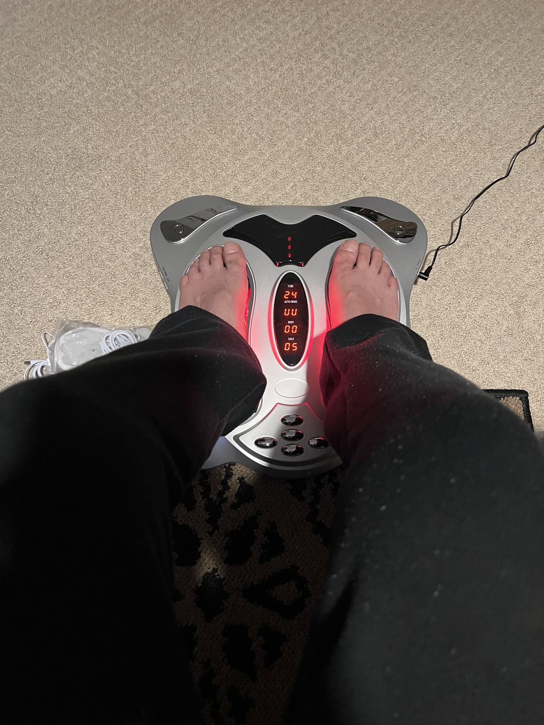 Customer photo review of HALIPAX™ Multifunctional TENS Infrared Foot Massager