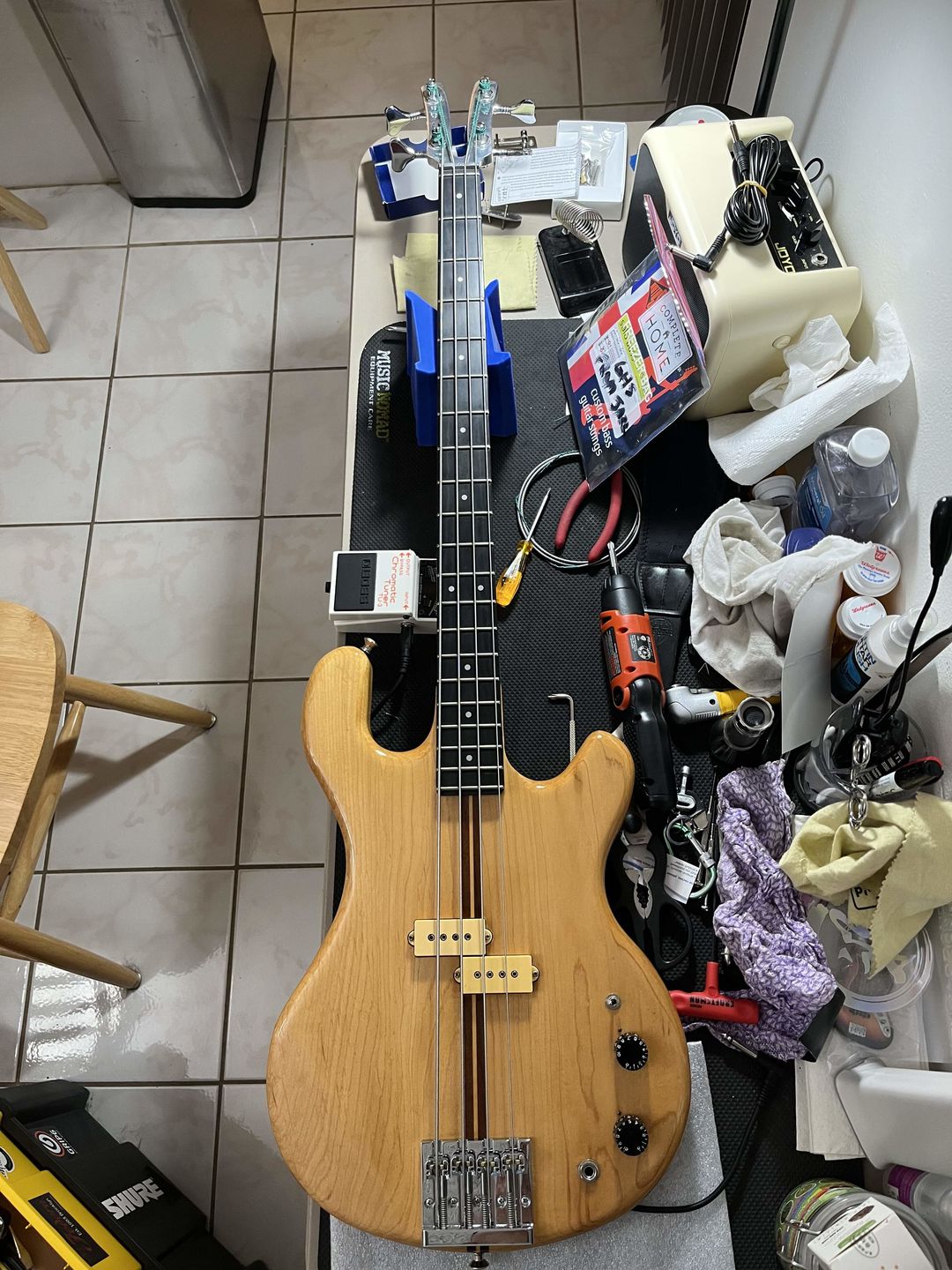 Customer photo review of 4 String KickAss™ Bass Bridge