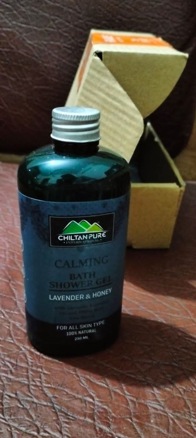 Customer photo review of Lavender Honey Bath & Shower Gel – Cleans, Soothe & Purify