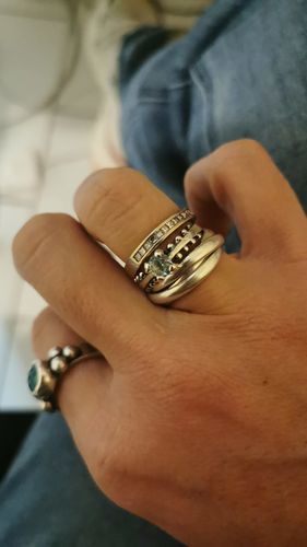 Customer photo review of Anillo Flo Pituco / Piedra a elección