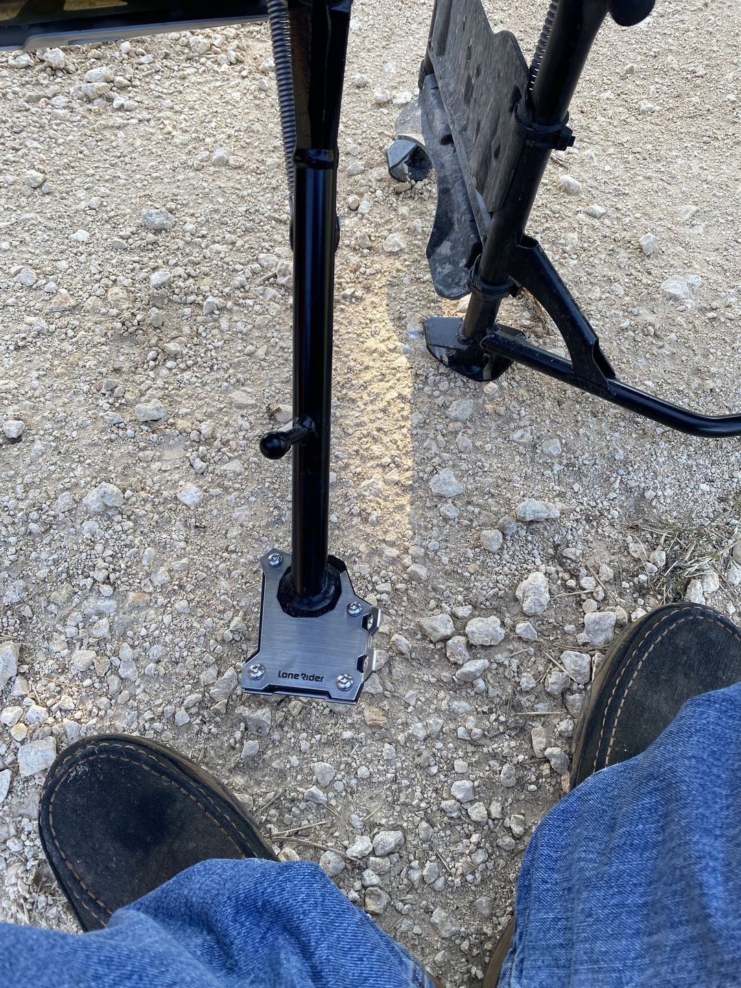 Customer photo review of Side Stand Foot Extension BMW R1200 GS Adventure / BMW R1250 GS Adventure