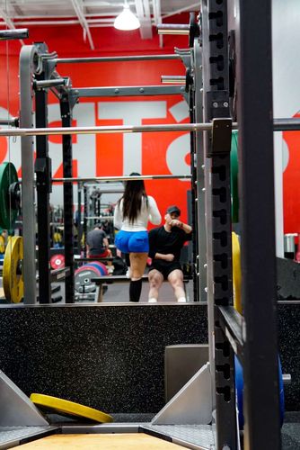 Customer photo review of Royal Blue Pocket Scrunch Butt Shorts