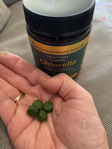 Customer photo review of Organic Chlorella Tablets