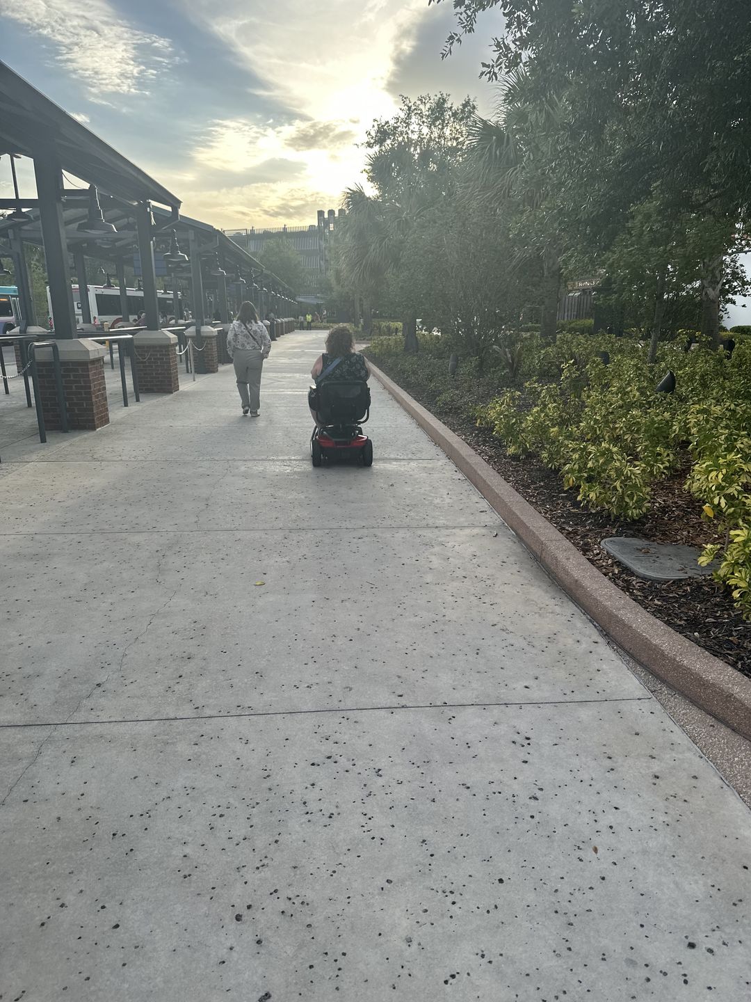 Customer photo review of Multiday Rental 4 Wheel 400 Pound Capacity Scooter