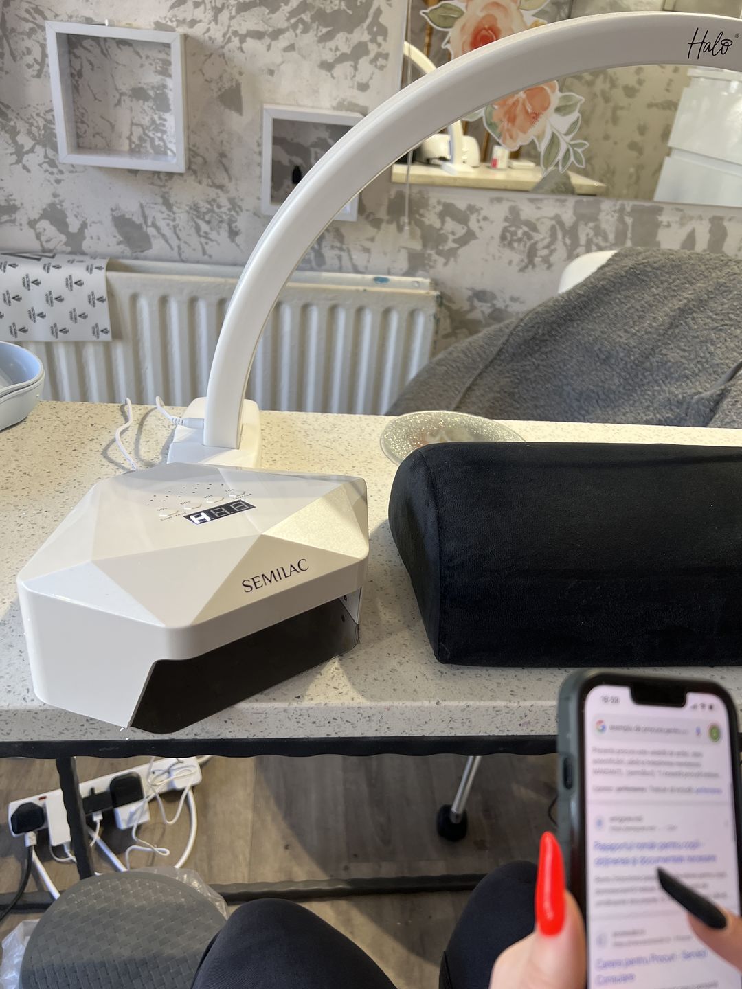 Customer photo review of Semilac UV LED Lamp 54/36W Diamond Collection