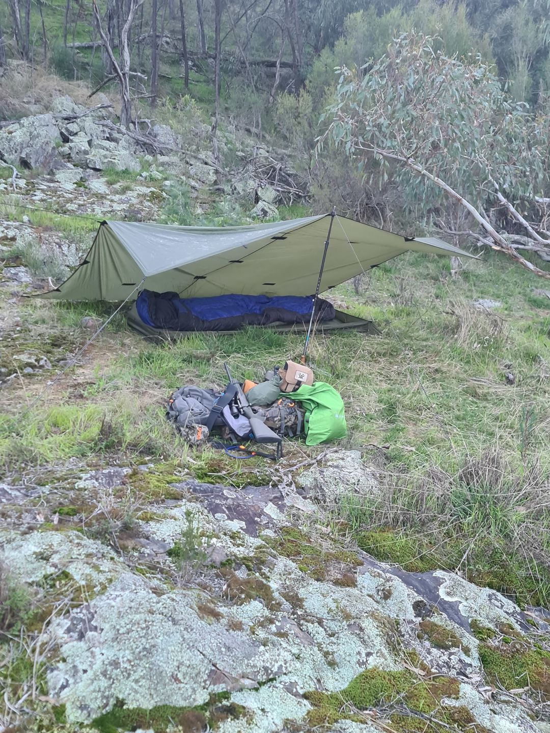 Customer photo review of 3m x 3m Lightweight Tarp