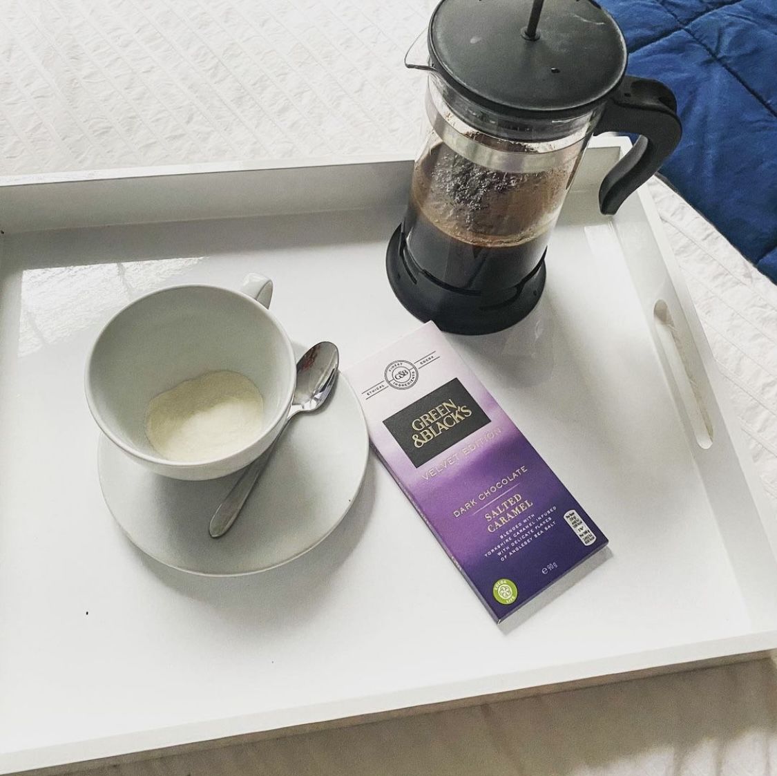 Customer photo review of Dark Roast Decaffeinated Coffee Blend - Swiss Water Decaf/CO2 Process - Strength 5 - Decadent Decaf