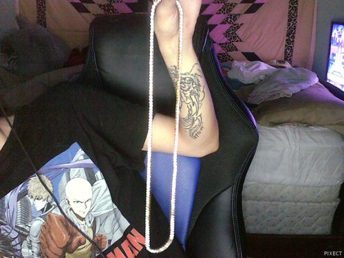 Customer photo review of 14K Gold IP Classic 51 Carat VVS Chain