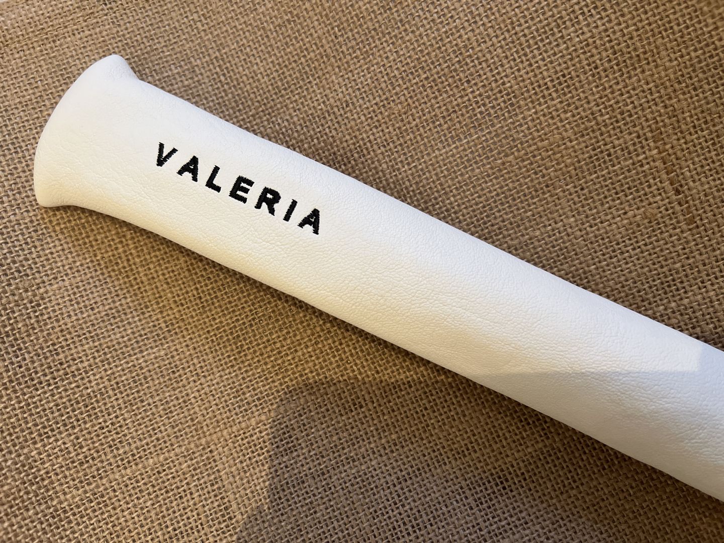 Customer photo review of Custom Leather Alignment Stick Covers