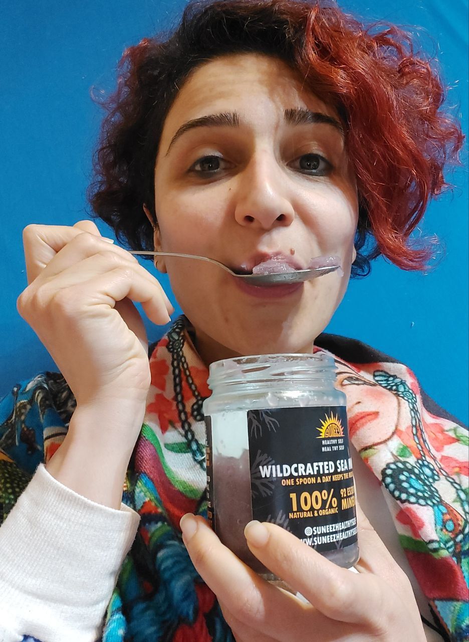 Customer photo review of 2 Wildcrafted Sea Moss Gels - 600ML (1 Golden and 1 Purple)