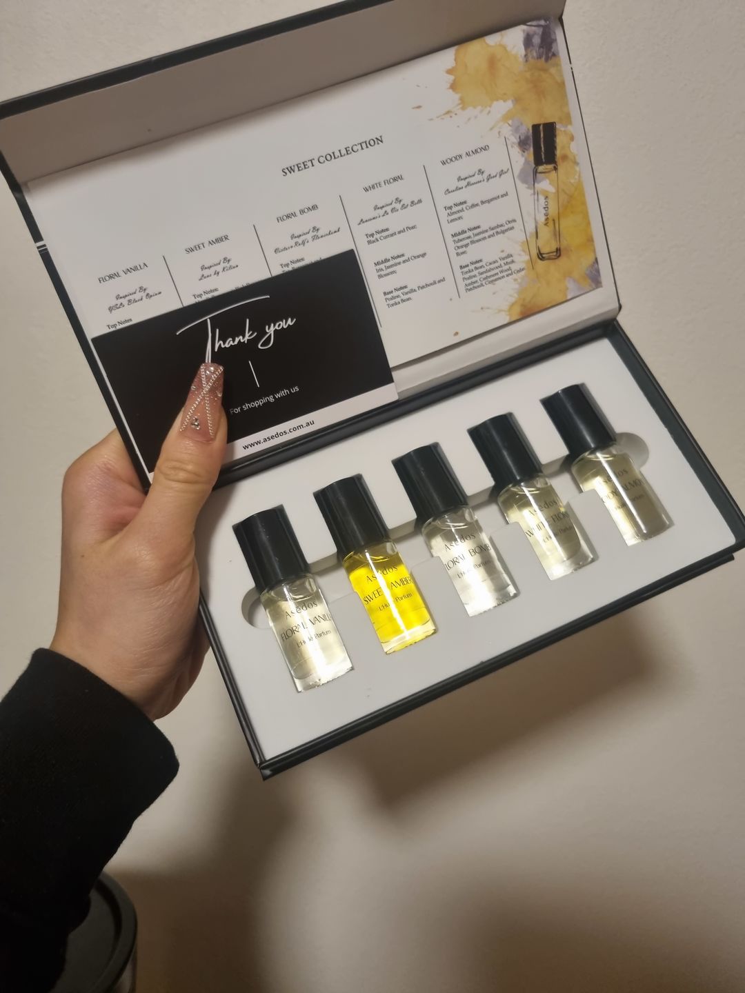 Customer photo review of Asēdos Perfume Oil Collection - Sweet